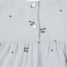 Coco Romper - Cherry Blue Coeur - Konges Slojd
