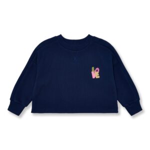 Coco Sweater - Dark Blue − Petit Blush