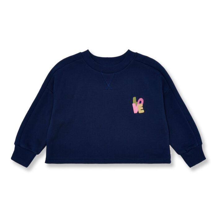 Coco Sweater - Dark Blue − Petit Blush Coco Sweater - Dark Blue − Petit Blush