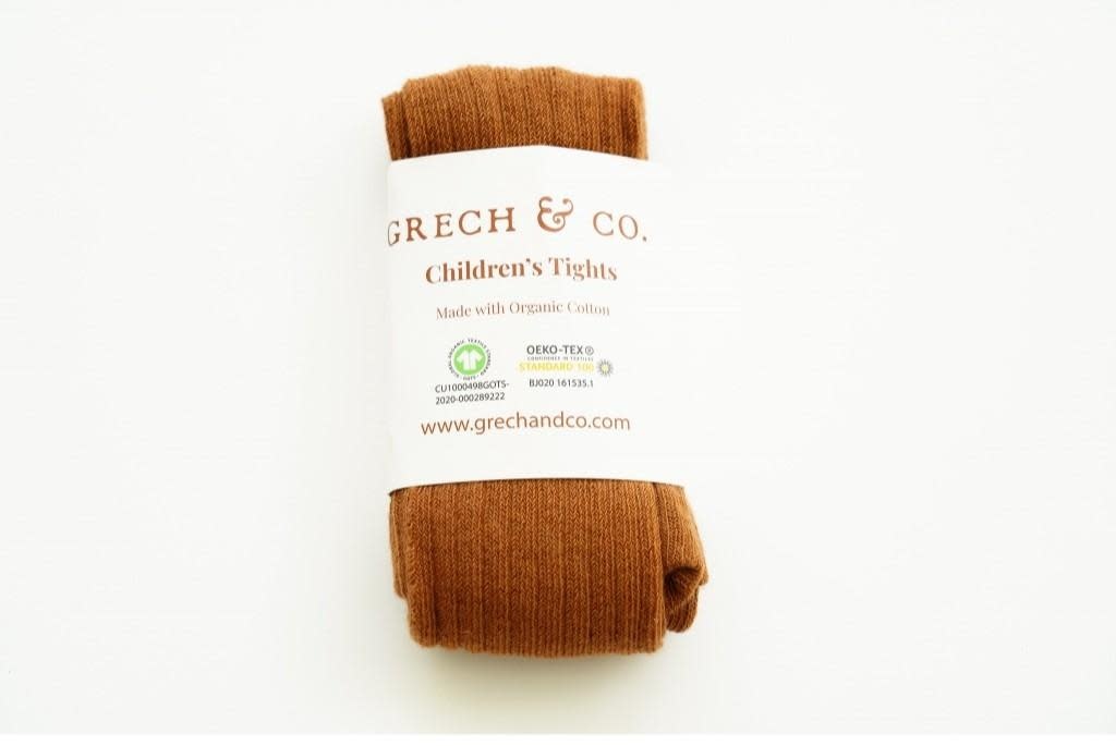 Collants Organic Cotton - Spice - Grech & Co Collants Organic Cotton - Spice - Grech & Co