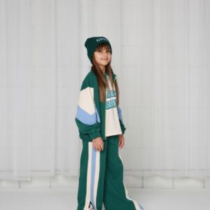 Color Block Wide Jog Pant - Jasper/Crystal Gray/Brunnera Blue - Cos I Said So Color Block Wide Jog Pant - Jasper/Crystal Gray/Brunnera Blue - Cos I Said So