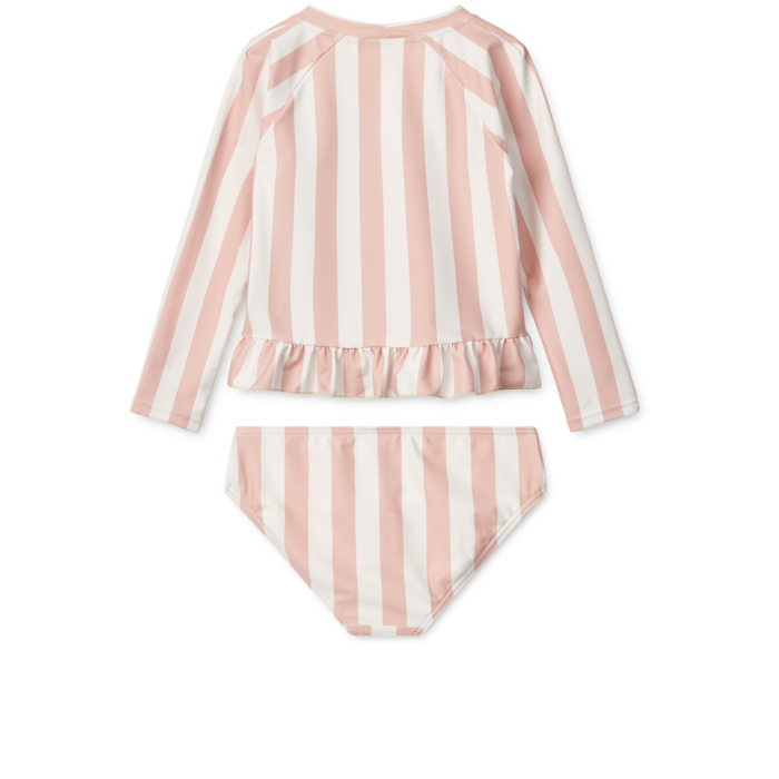 Dagny Swim Set - Stripe Sorbet rose / Creme de la creme - Liewood