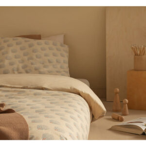 Dekbedset 150x200 - Blue Gatsby/Cream - Nobodinoz Dekbedset 150x200 - Blue Gatsby/Cream - Nobodinoz