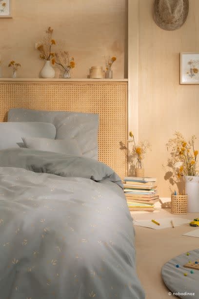 Dekbedset 150x200 - Willow soft blue - Nobodinoz Dekbedset 150x200 - Willow soft blue - Nobodinoz