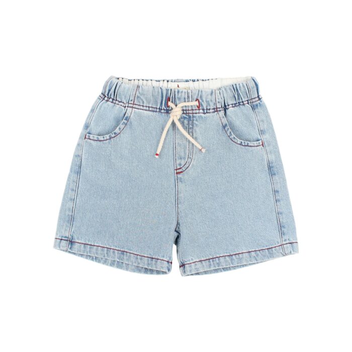 Denim Bermuda - Denim Bleach - Buho Denim Bermuda - Denim Bleach - Buho