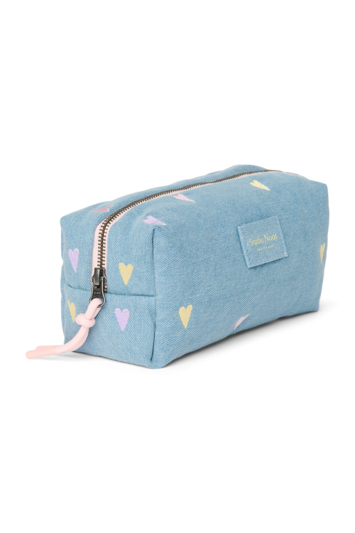 Denim Color Hearts Pouch - Studio Noos