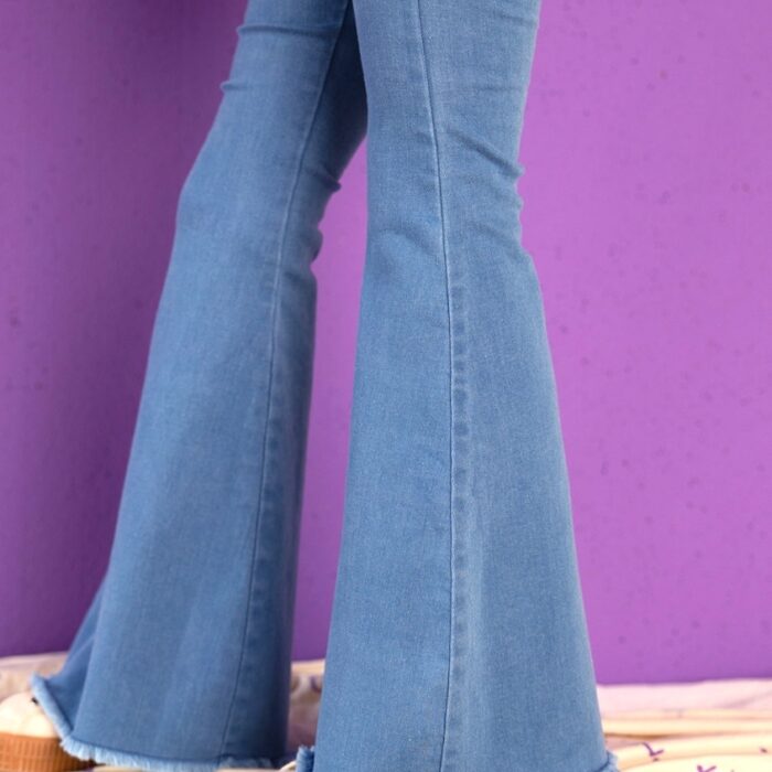 Denim Flared - Jeans - Nixnut Denim Flared - Jeans - Nixnut