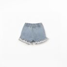 Denim Frill Shorts - Play Up