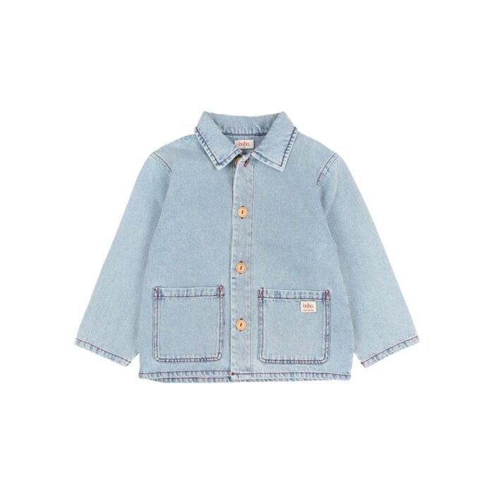 Denim Jacket - Denim Bleach - Buho Denim Jacket - Denim Bleach - Buho