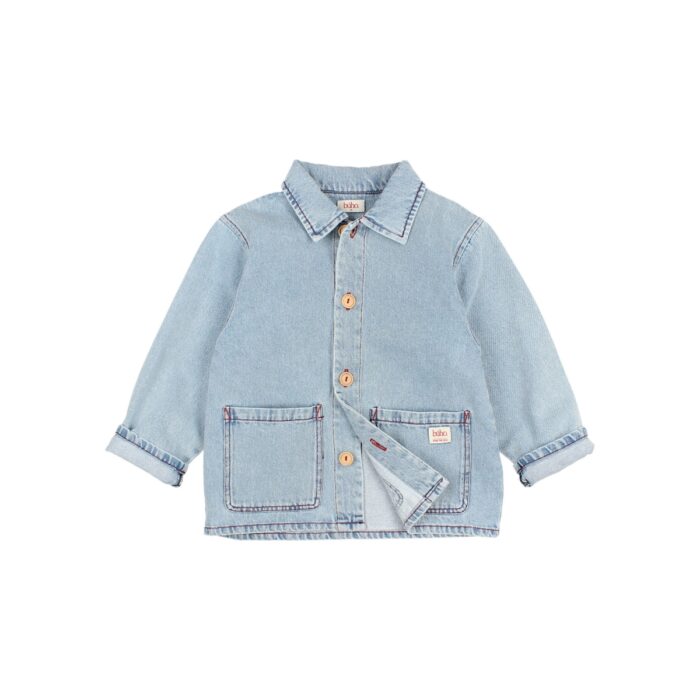 Denim Jacket - Denim Bleach - Buho Denim Jacket - Denim Bleach - Buho