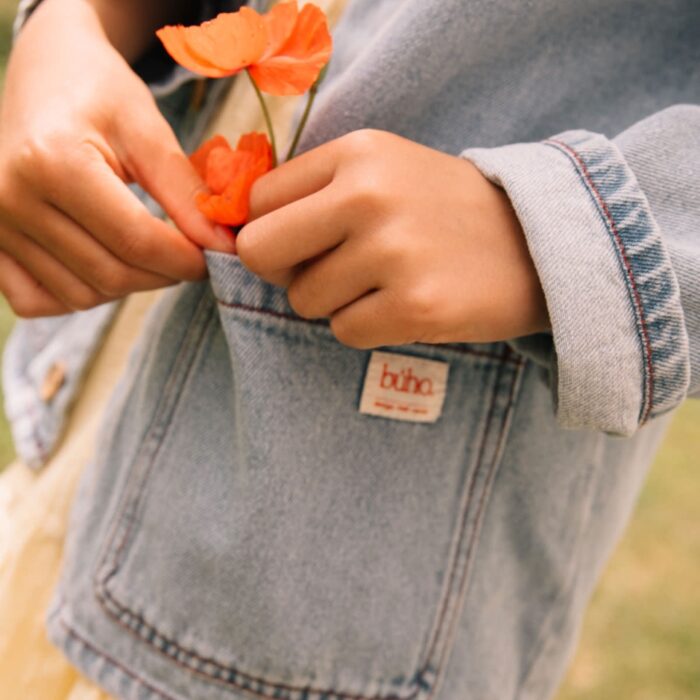 Denim Jacket - Denim Bleach - Buho Denim Jacket - Denim Bleach - Buho