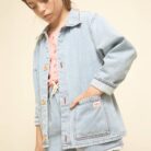 Denim Jacket - Denim Bleach - Buho