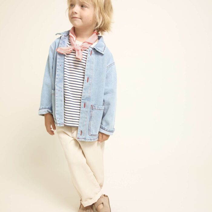 Denim Jacket - Denim Bleach - Buho Denim Jacket - Denim Bleach - Buho