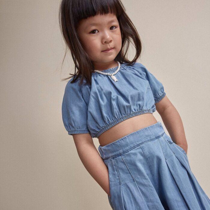 Denim Top - Denim - Buho Denim Top - Denim - Buho