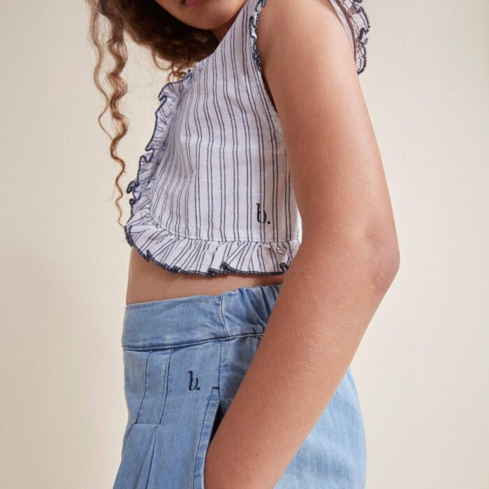 Denim Wide Pants - Denim - Buho Denim Wide Pants - Denim - Buho