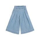 Denim Wide Pants - Denim - Buho