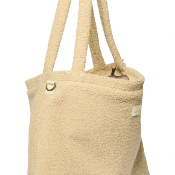 Diaper Bag - Ecru Teddy - Studio Noos