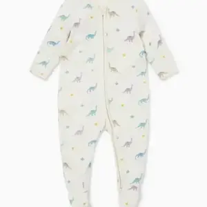 Dino Print Clever Zip Sleepsuit - Mori