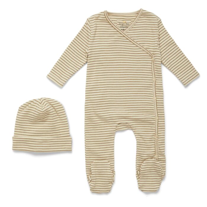 Dio Newborn Set Deux - Dijon Stripe - Konges Slojd Dio Newborn Set Deux - Dijon Stripe - Konges Slojd