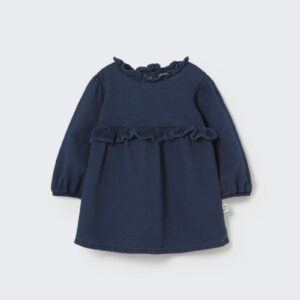 Dobby Denim Dress - My Little Cozmo