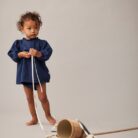 Dobby Denim Dress - My Little Cozmo