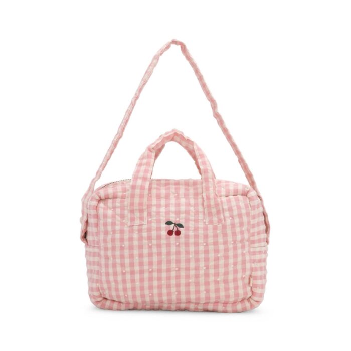 Doll Bag - Powder Pink Check - Konges Slojd