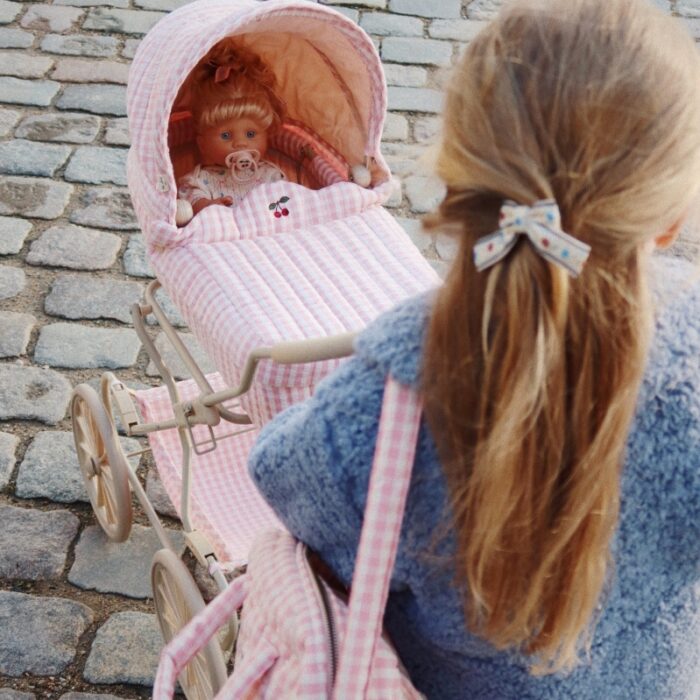 Doll Bag - Powder Pink Check - Konges Slojd