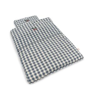 Doll Bedding - Blue Check - Konges Slojd