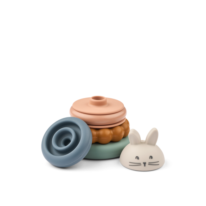 Donata Silicone Stacking Tower - Sandy multi mix - Liewood