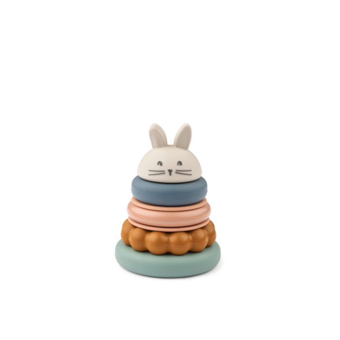 Donata Silicone Stacking Tower - Sandy multi mix - Liewood