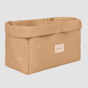 Double Storage Basket - Blush Little Cherries - Nobodinoz