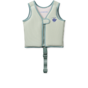 Dove Seersucker Swim Vest - Peppermint / Sandy - Liewood