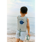 Dove Seersucker Swim Vest - Peppermint / Sandy - Liewood