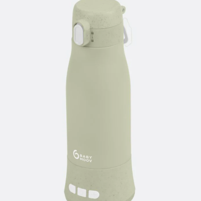 Draagbare flessenwarmer Moov & Feed - Sage - Babymoov