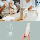 Draagbare flessenwarmer Moov & Feed - Sand - Babymoov