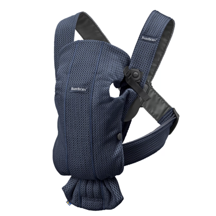 Draagzak Mini 3D Jersey - Dove Blue - Babybjorn Draagzak Mini 3D Jersey - Dove Blue - Babybjorn