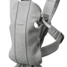 Draagzak Mini 3D Jersey - Light Grey - Babybjorn