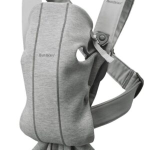 Draagzak Mini 3D Jersey - Light Grey - Babybjorn