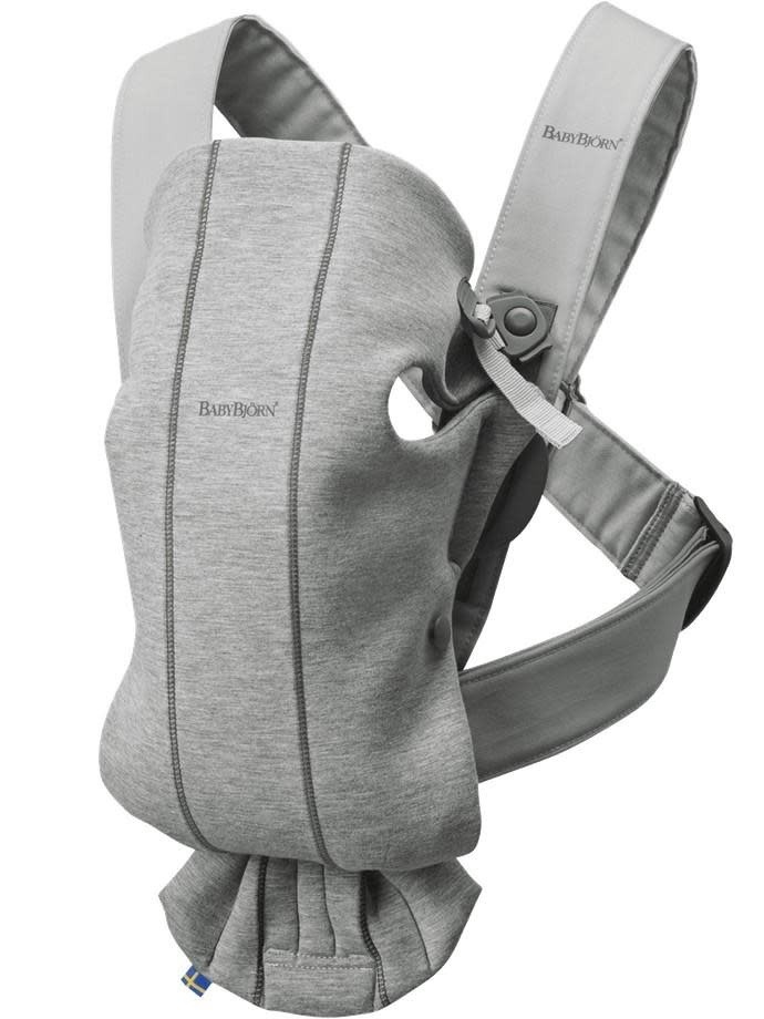 Draagzak Mini 3D Jersey - Light Grey - Babybjorn Draagzak Mini 3D Jersey - Light Grey - Babybjorn