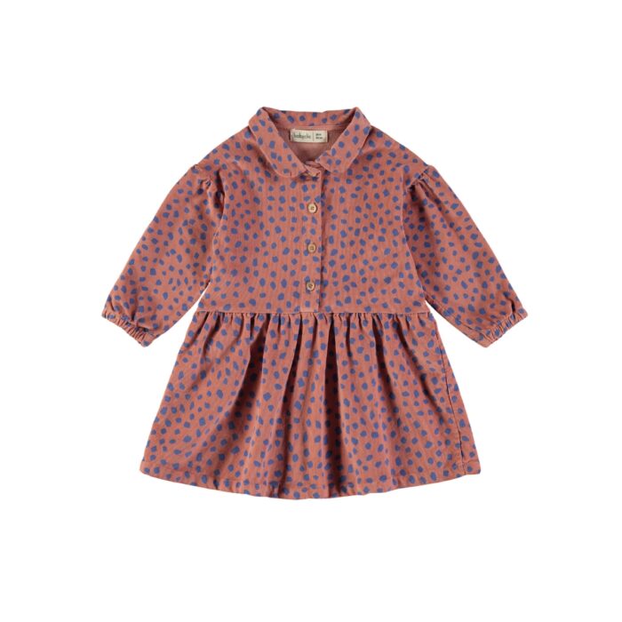 Dress - Animal Print Blush - Babyclic Dress - Animal Print Blush - Babyclic