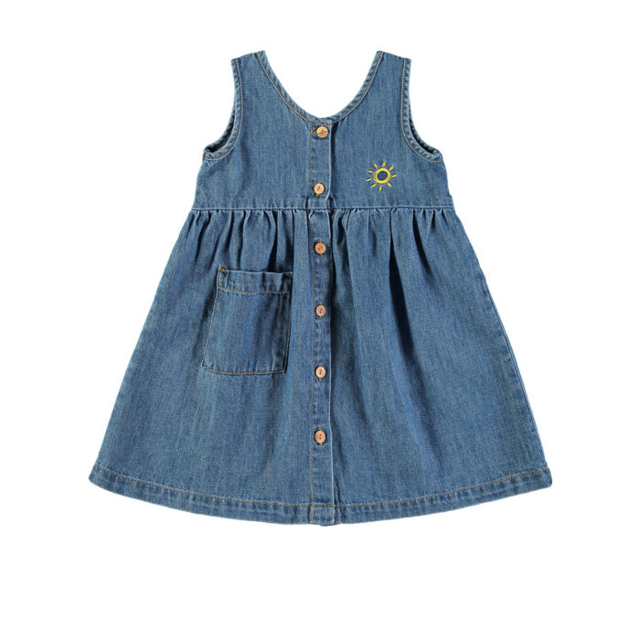 Dress - Candela Denim - Babyclic Dress - Candela Denim - Babyclic