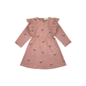 Dress - Flor Vintage Pink - Babyclic