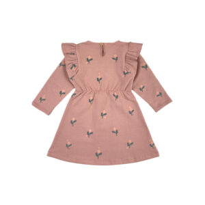 Dress - Flor Vintage Pink - Babyclic Dress - Flor Vintage Pink - Babyclic