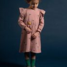 Dress - Flor Vintage Pink - Babyclic