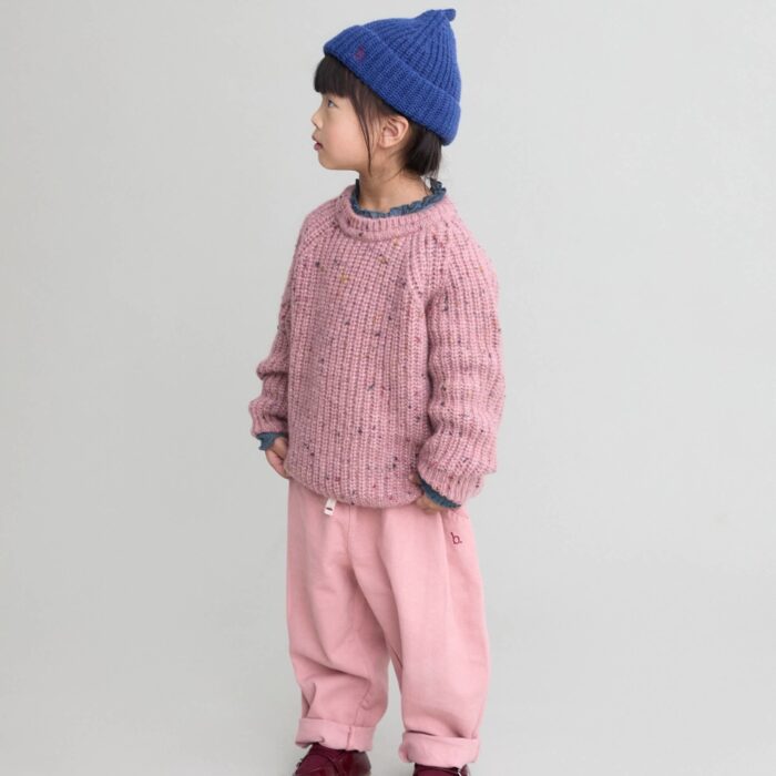 Drill Girly Pants - Peony - Buho
