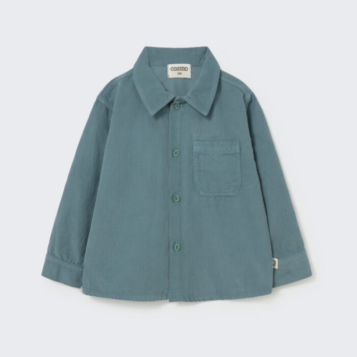Dublin Corduroy Shirt - Blue - My Little Cozmo Dublin Corduroy Shirt - Blue - My Little Cozmo