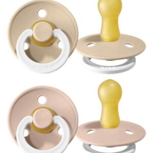 Duo BIBS - Glow in the dark - Vanilla & Blush