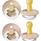 Duo BIBS - Glow in the dark - Vanilla & Blush