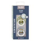 Duo BIBS Symetrical - Sage/Cloud - Glow In The Dark
