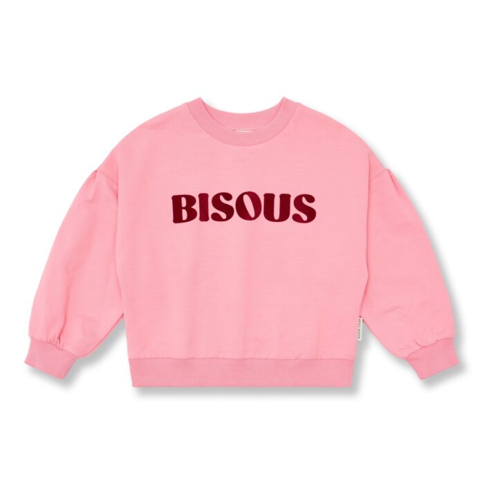 Easy Sweater Bisous - Rose − Petit Blush